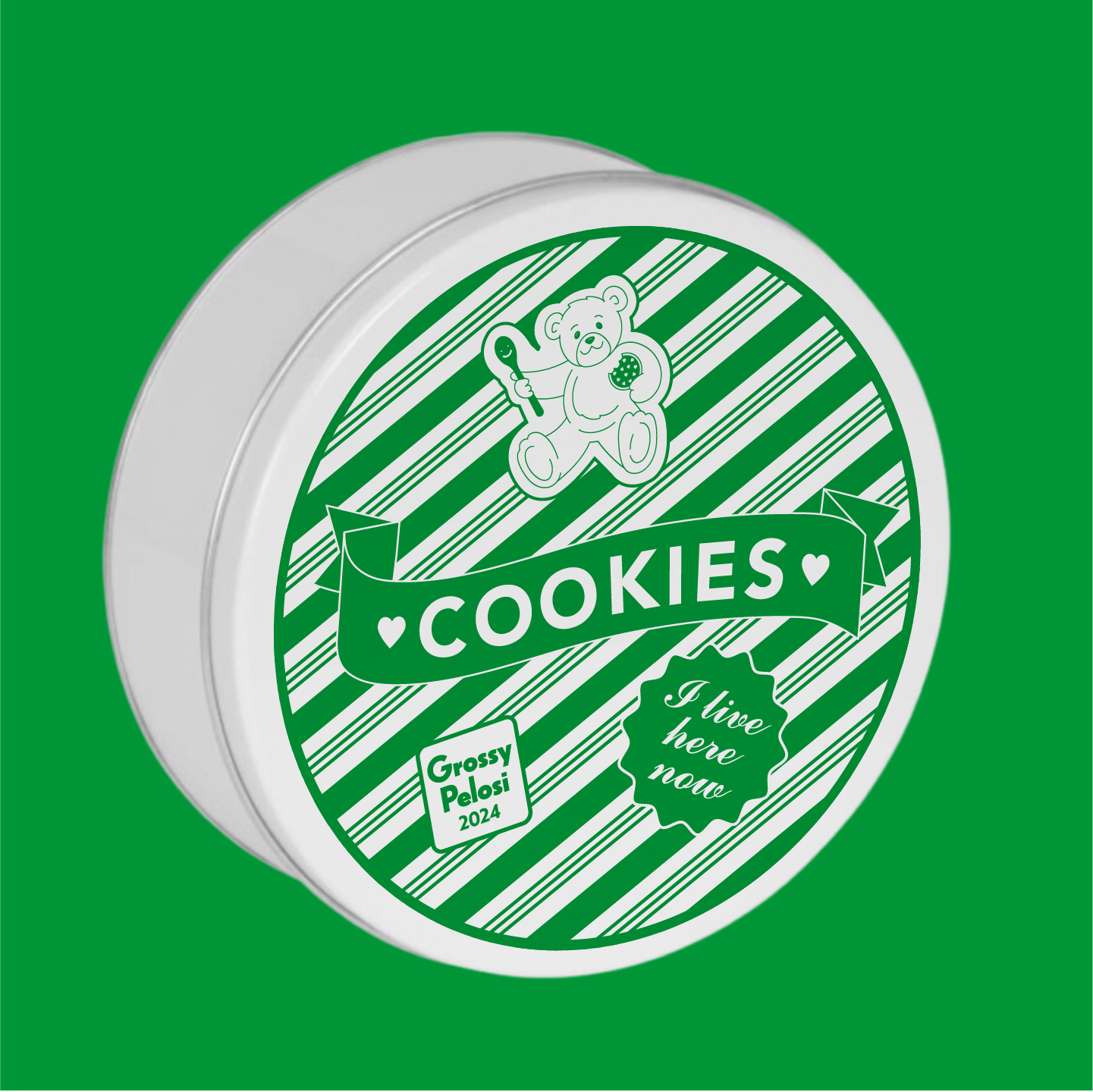 2024 GrossyPelosi Holiday Cookie Tin