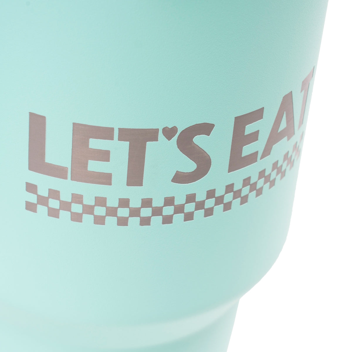 Let’s Eat Yeti 35oz Rambler Mug with Handle