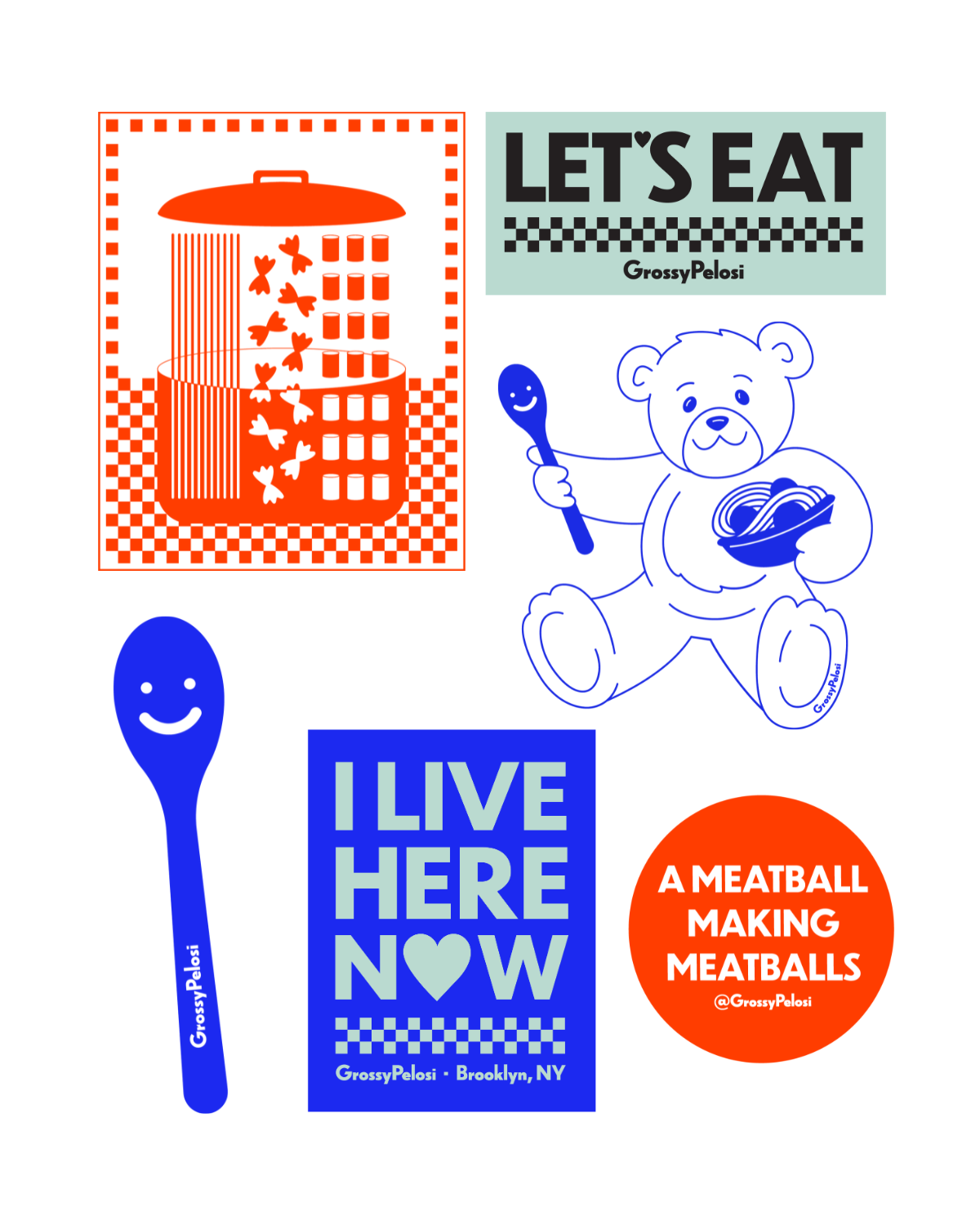 GrossyPelosi Sticker Pack